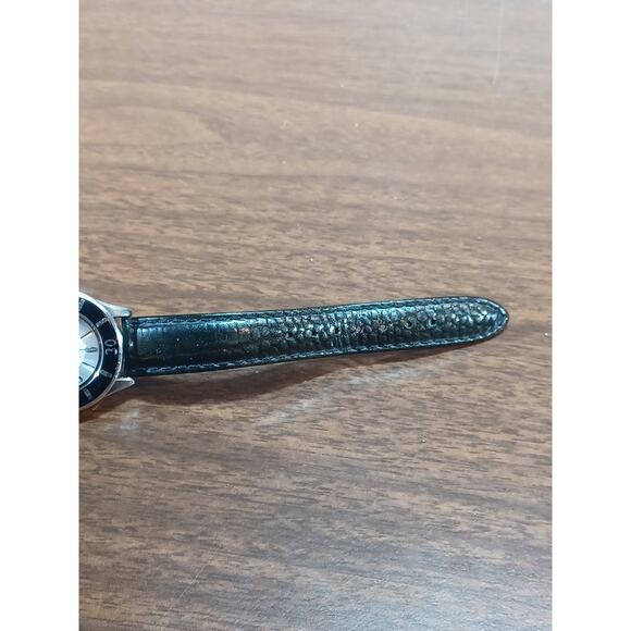 Designer Ecclissi Ladies Sterling Silver Case & Genuine Leather Strap Watch - Picture 8 of 12